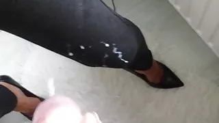 Cum in shoes heels