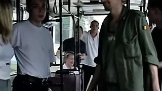 PUBLIC sex in a city bus