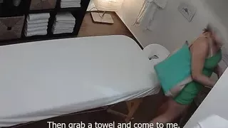 Big Ass Brunette Getting Best Massage Ever