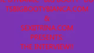 SHEMALE BIG BOOTY PORNSTARS BIANCA & TRINA FUCKS FRESH MEAT!