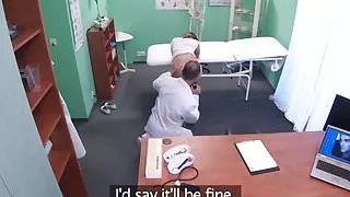 FakeHospital Petite Euro patient orgasms pussy juice