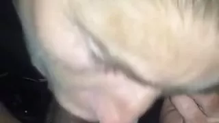 blonde cougar sucks black dick