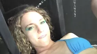 Ass Eating Slave in Bondage with Kelsey Obsession