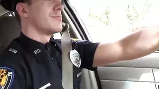 Paul Canon gets a thick cock down his throat