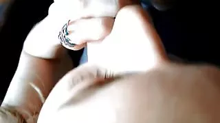 College girl sucks a hairy cock and gets cum in her mouth