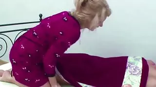 Step-Mom Found Him and Wake Up With Blowjob and Get Anal