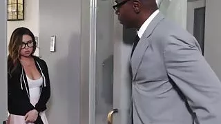 Großer  schwarzer  Schwanz, Interracialsex, Schule, Schülerin