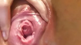 My dirty pussy ( gape and push out and dildo)
