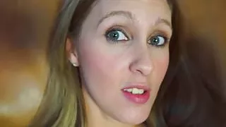 Hot amateur fucks and swallows cum happily