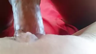 Hubby Licking Up A Little Creampie Fuck