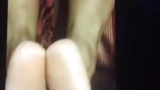 OMG Skeet Skeet Skeet All Over Her Soles 1