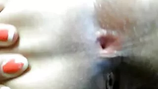 Camgirl with amazing asshole close-up