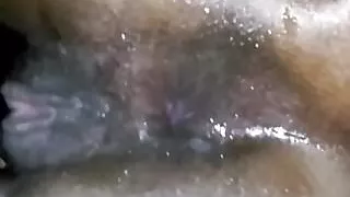 Black girl takes anal