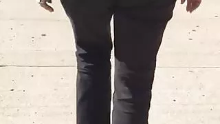 Tall pawg gilf in faded jeans 2