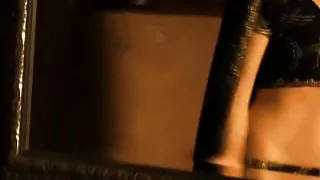 Brunette Babe Slowly Undressing