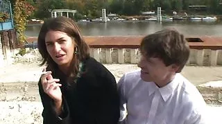 pretty teen amateurish picked up on street to fuck