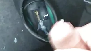 cum in co-workers shoe