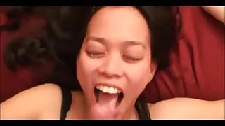 beautiful asian facial 15 pov huge load