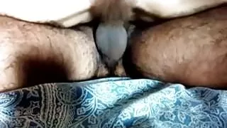 Horny hairy amateur wife cowgirl lapdance rides my cock