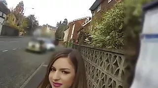 Hot natural babe Stella gets fucked by dirty cops big dick