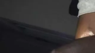 Cul, Grosse, ébène, Gay, Branlette, Massage