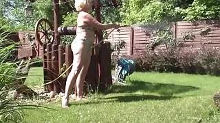 Real granny with hungry ass and pussy