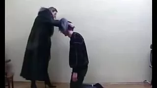 Ladies in leather coats with fur collars again