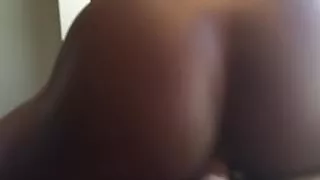 Black girl riding me