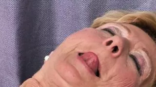 Busty babe oral pleasured by mature lady