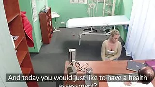 Amateur patient fucked by european doctor