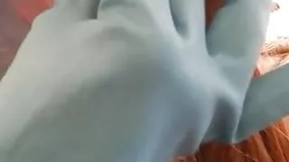 Rubber Gloves Handjob pt 2