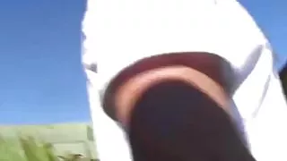 Straighty pledge jizzed in mouth outdoors