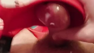 Masturbating with my bras