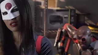 Asian Samurai vs Big Black Pipe