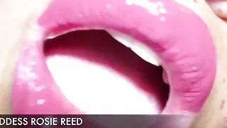 Lipstick Fetish Pink Lipgloss JOI POV Goddess Rosie