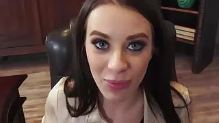 lana rhodes fucks her boyfriend  in office