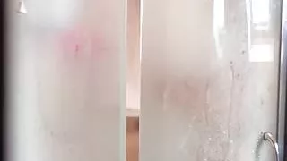 Irish wife in shower 2