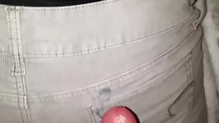 Cumshot on cords