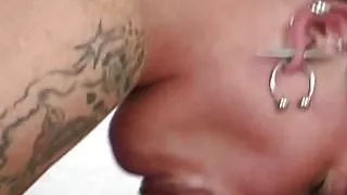 Chubby brunette stepdaughter taking stepdad cock in mouth