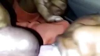 Cumming on grandma's face