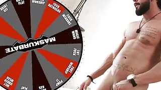 Maskurbate Bearded Quebecois Hunk Plays Sex Game