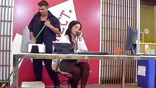 Custodian gets Pussy at Work
