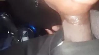 Auto, Sperma, Sperma im Mund, Lutschen, Schlucken, Sperma Schlucken