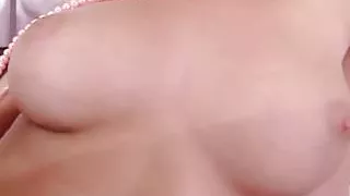 Masturbating blonde toys