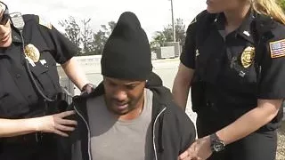 Rough femdom cop demands to be fuck good