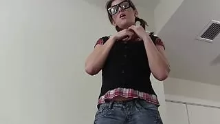 I will give you a POV handjob before class JOI