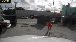 Real college squirter rides cock to pay fine