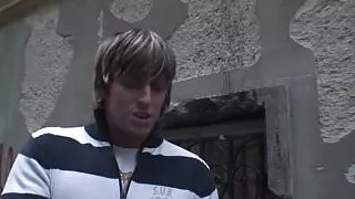 Young guy screwed old granny on the couch