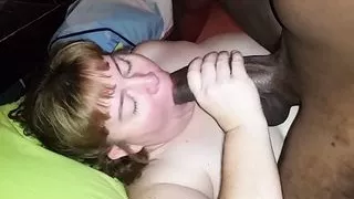Sucking Big Black dick
