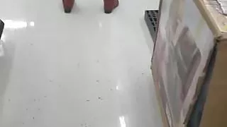 nice ass in purple tights